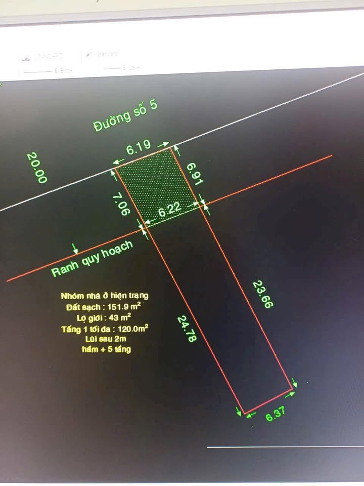 Nhà mặt tiền đường 5, Quận 9, 195m² giá 13.6 tỷ - Tiềm năng đầu tư vượt trội!