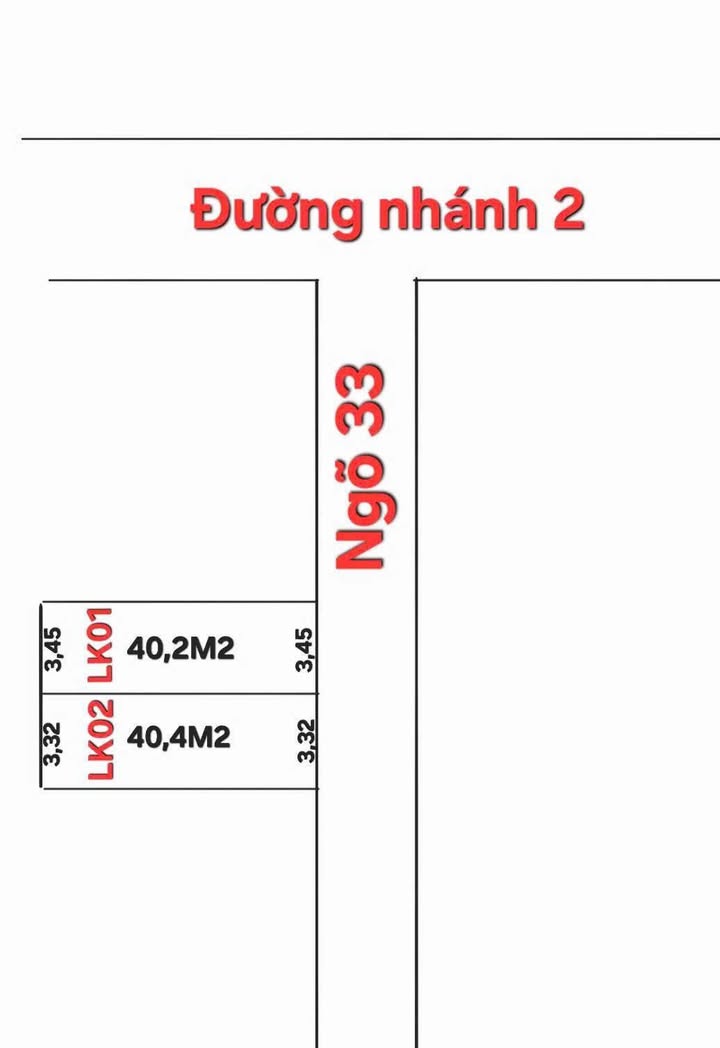 Đất nền Trạm Trôi 40m² giá 3 tỷ - Cơ hội đầu tư hấp dẫn!