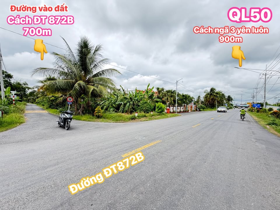 Đất nền 2 mặt tiền tại xã Yên Luông, Gò Công Tây - Sổ đỏ chính chủ, chỉ 700 triệu!