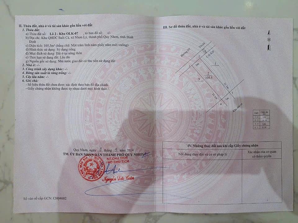 Đất nền Nhơn Lý - 3 lô liền kề 105.5m² giá 2.1 tỷ - Cơ hội đầu tư sinh lời!