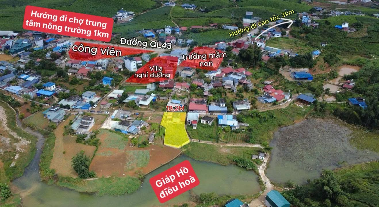 Đất đẹp 3 mặt tiền tại phường Vân Sơn, Mộc Châu 644m² giá 4 tỷ - Cơ hội đầu tư không thể bỏ qua!