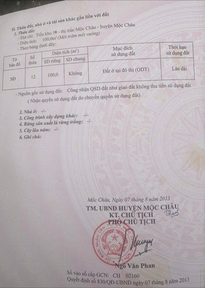 Nhà phố mặt đường Quốc lộ 6, Mộc Châu 100m² - Kinh doanh thuận lợi!