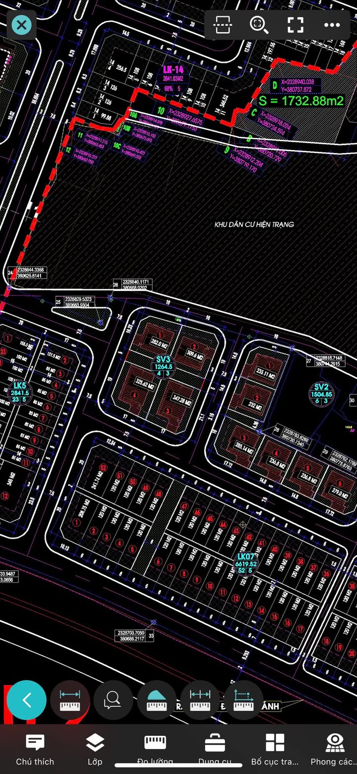 Đất nền Khu đô thị Kim Long 120m² - Hai mặt tiền, phong thủy đẹp