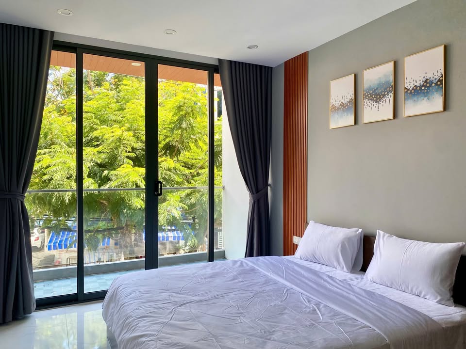 Căn hộ cho thuê tại Mỹ An, Đà Nẵng giá 7.5 triệu - Ban công đẹp gần biển!