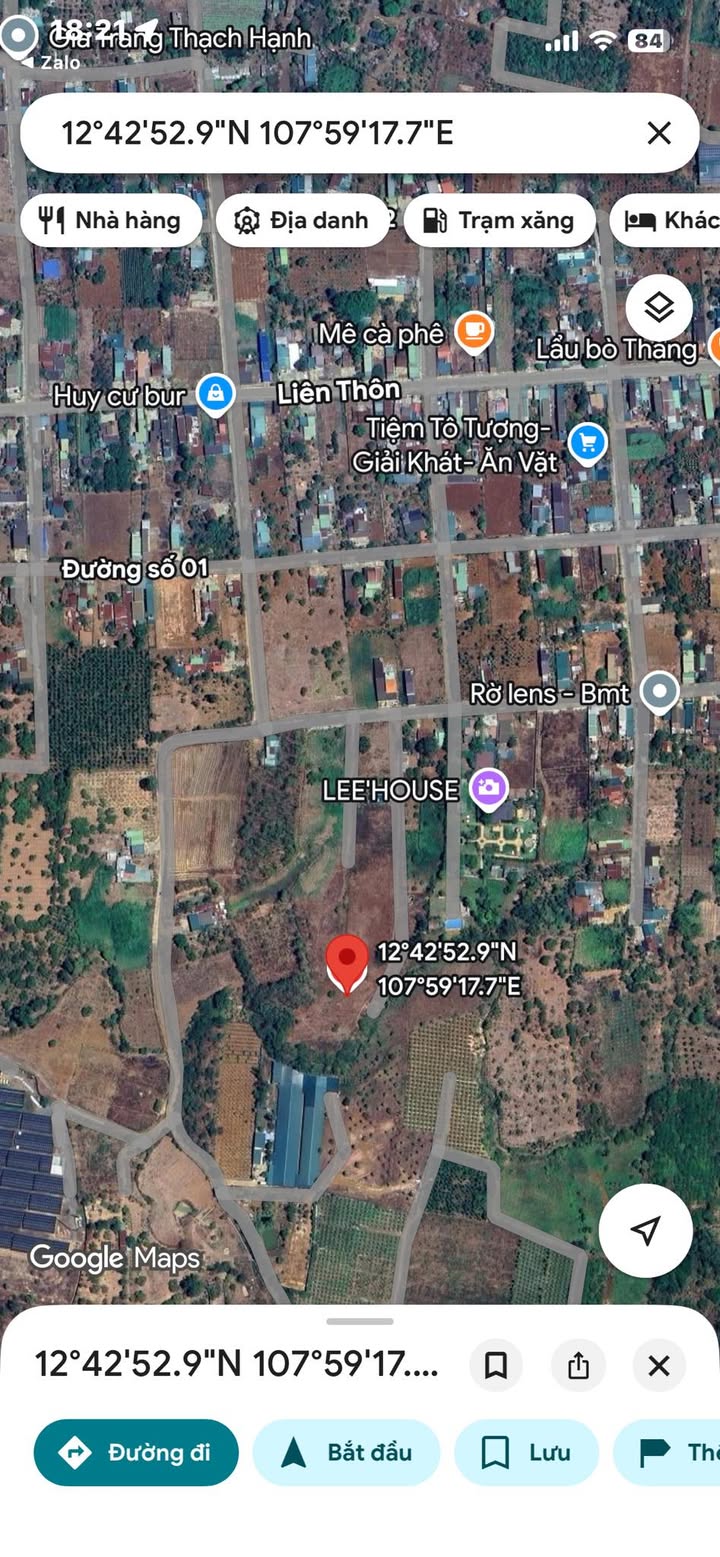 Đất nền Thôn 8, Cư Êbur, Buôn Ma Thuột 6480m² chỉ 1 tỷ - Pháp lý rõ ràng!