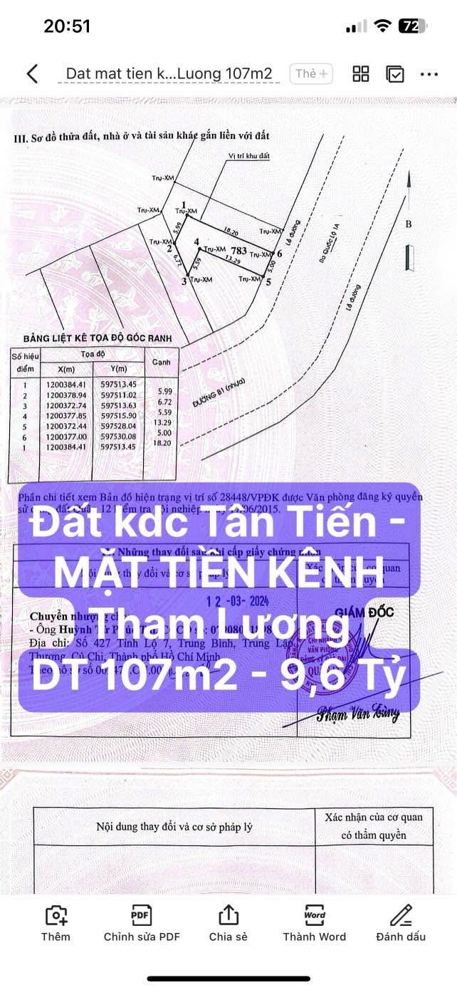 Đất nền KDC Tân Tiến, Nguyễn Văn Quá, Quận 12, 101m² - Sổ hồng riêng giá 5.7 tỷ!