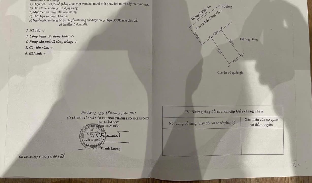 Đất nền 242m² mặt đường Trần Nhân Tông, Kiến An - Cơ hội đầu tư hấp dẫn!