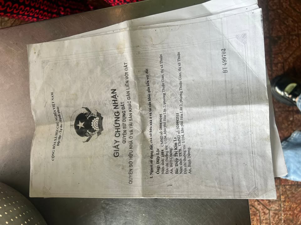 Nhà cấp 4 phường Thuận Giao, Thuận An 140m² giá 2.4 tỷ - Sổ hồng riêng, sang tên ngay!