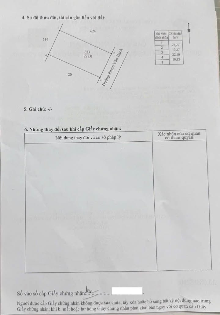 Đất nền Bà Rịa - Vũng Tàu 224.4m² giá 3.7 tỷ - Chính chủ, pháp lý rõ ràng!