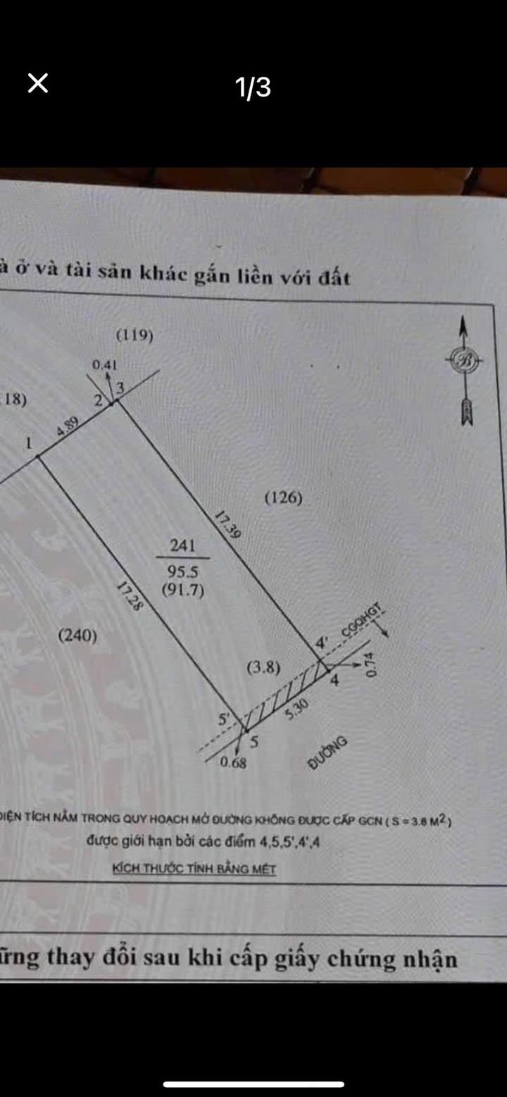 Đất nền phường Trường Vinh, Vinh 95.5m² giá 4 tỷ - Vị trí trung tâm, thuận lợi giao thông!
