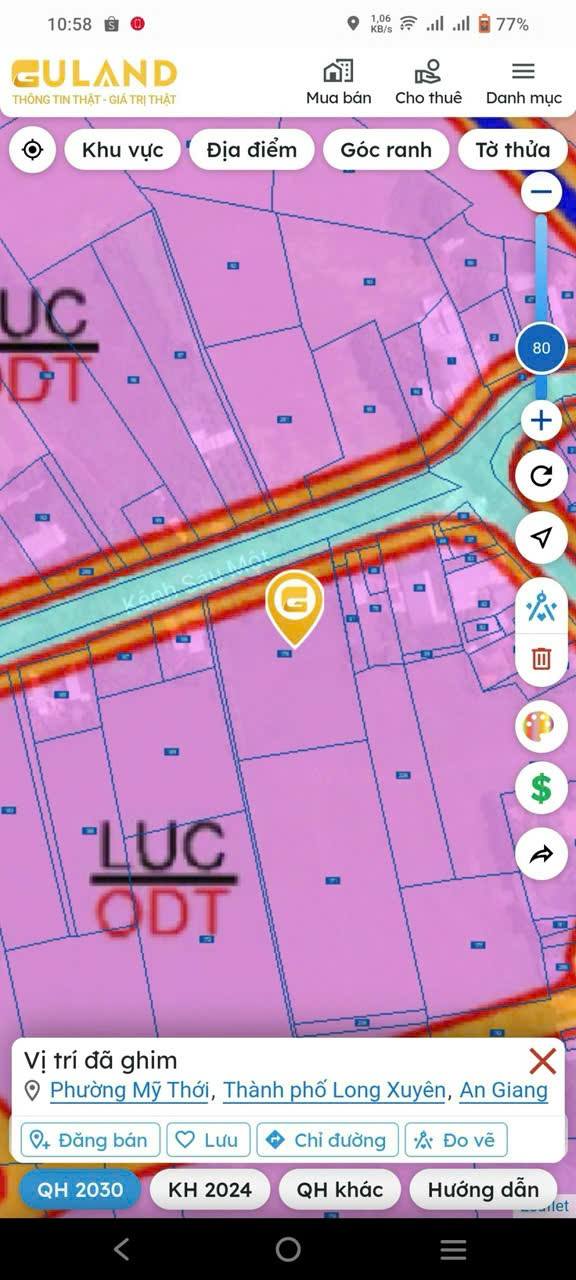 Đất lúa 3790m² Phường Mỹ Thới, Long Xuyên - Giá tốt cho nhà đầu tư!