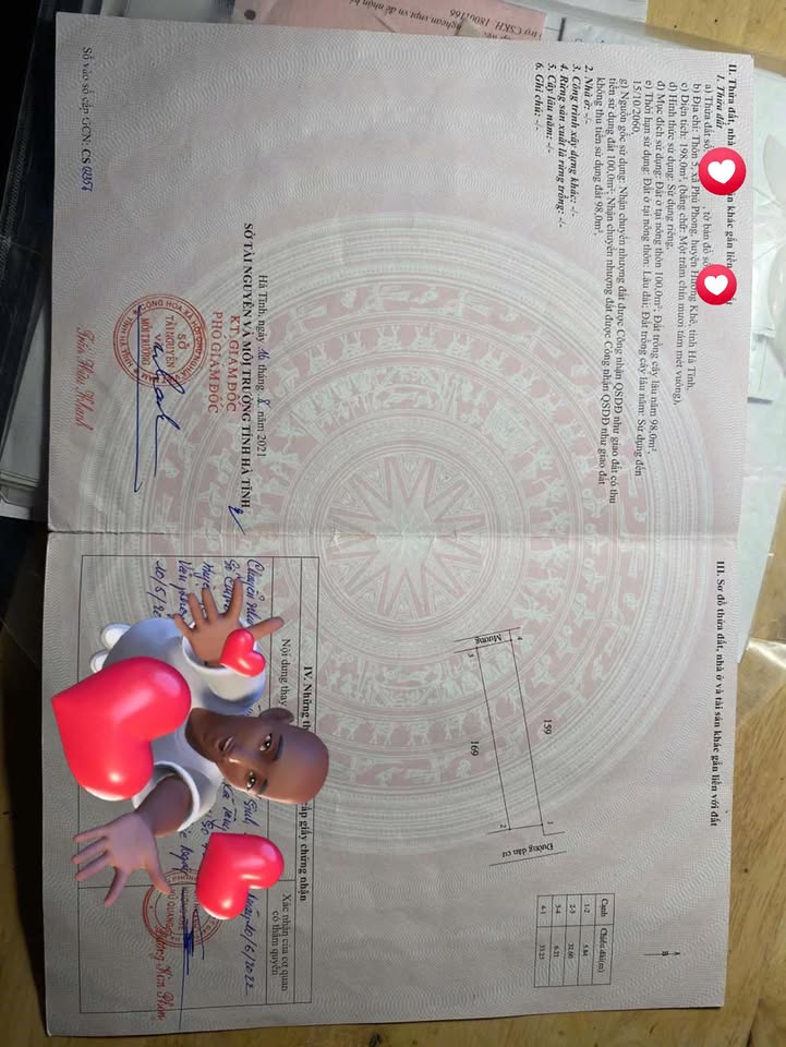 Đất nền Phú Phong Hương Khê 185.6m² giá 500 triệu - Cơ hội đầu tư tuyệt vời!