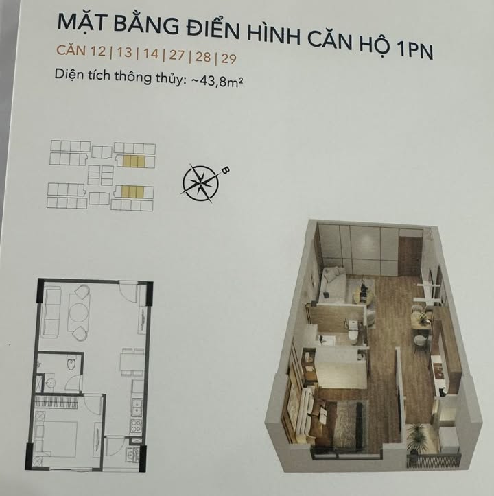 Căn hộ Golden Point Hải Phòng 40.1m² giá chỉ 700 triệu - Sẵn sàng vào ở ngay!
