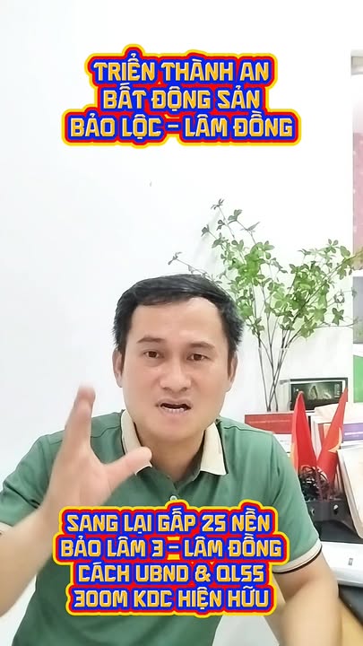 Đất nền Bảo Lâm 4.200m² - Sang nhượng 25 nền chính chủ - Giá thỏa thuận tốt nhất!