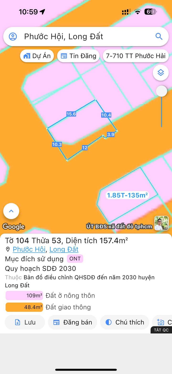 Nhà trọ mặt đường nhựa tại xã Phước Hải, Đất Đỏ - Giá chỉ 1.6 tỷ!