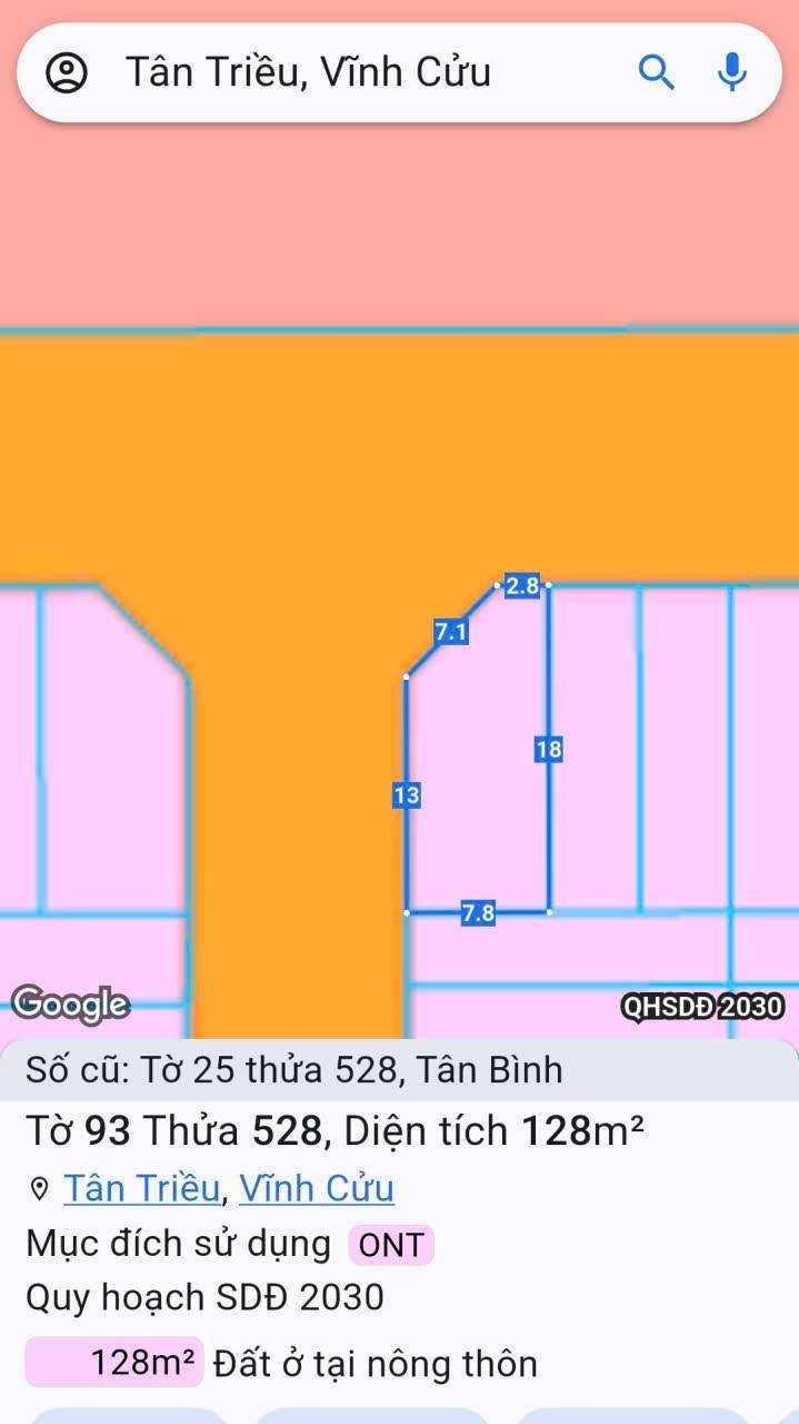 Đất nền lô góc E2/1 khu dân cư Lavender 140m² giá 800 triệu - Đầu tư sinh lời ngay!