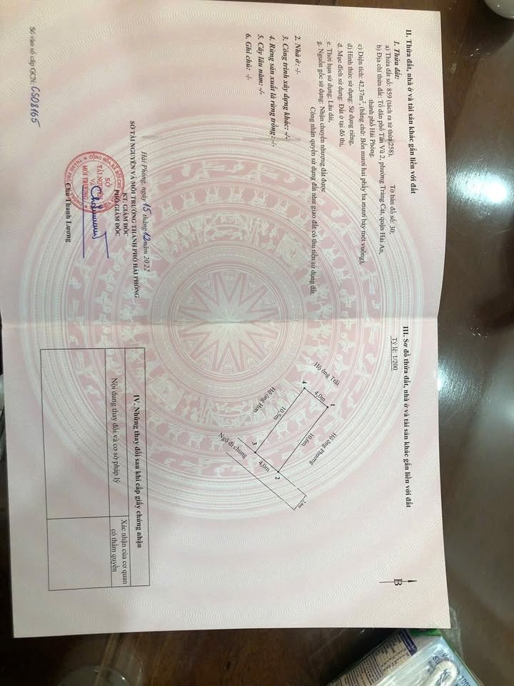 Đất nền Tràng Cát 42,37m² giá 1,25 tỷ - Vị trí đắc địa gần các dự án lớn!