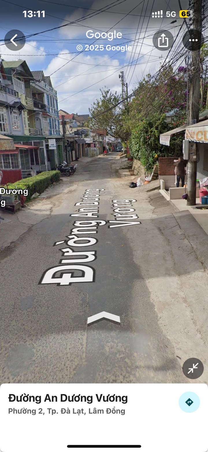 Bán đất có nhà Đường An Dương Vương, Đà Lạt, 114m² giá 5 tỷ - Sổ hồng chính chủ, giao dịch nhanh chóng!