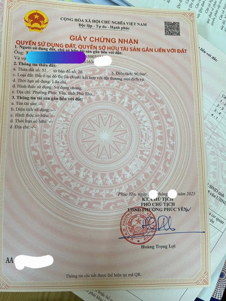 Đất dịch vụ TMS Phúc Yên 90m² giá chỉ 3.78 tỷ - Cơ hội đầu tư hấp dẫn!