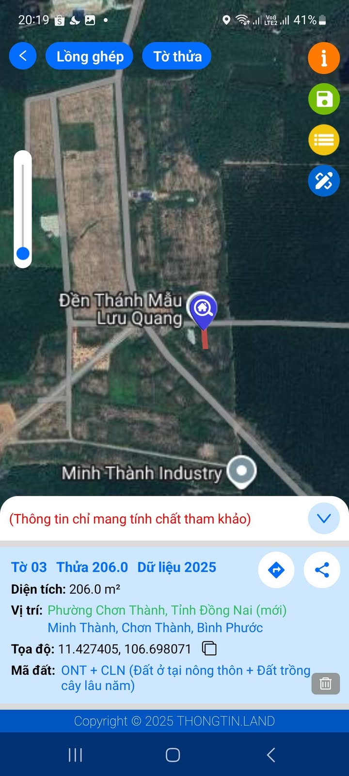 Đất nền thổ cư Minh Thành Chơn Thành 205m² chỉ 600 triệu - Cơ hội đầu tư tuyệt vời!