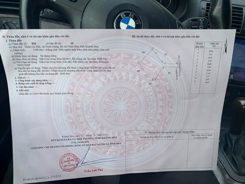 Đất nền thổ cư 60m² tại Gò Sắn, Ninh Hòa, Khánh Hòa - Giá chỉ 890 triệu!