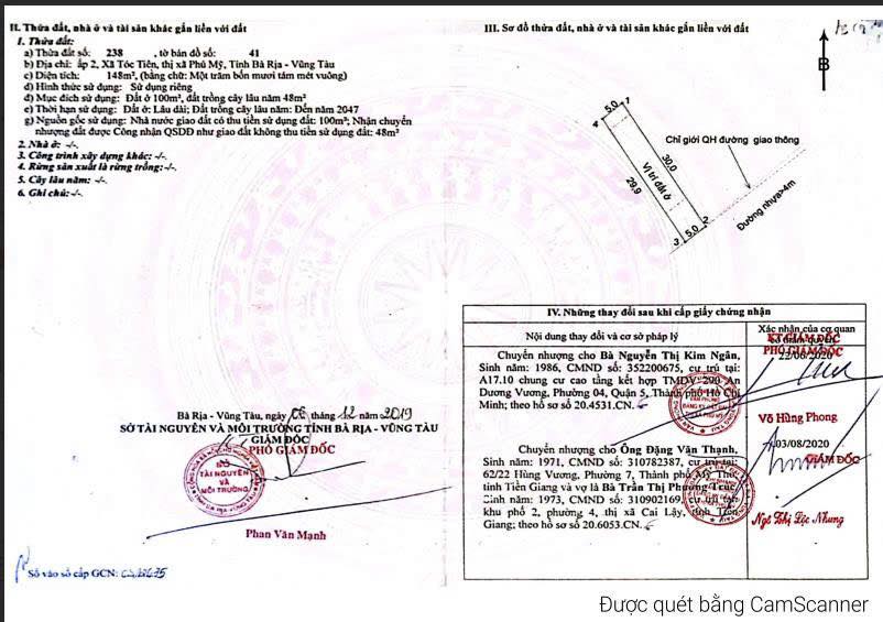 Đất nền chính chủ Tóc Tiên, Phú Mỹ 148m² - Pháp lý rõ ràng, thương lượng tốt!