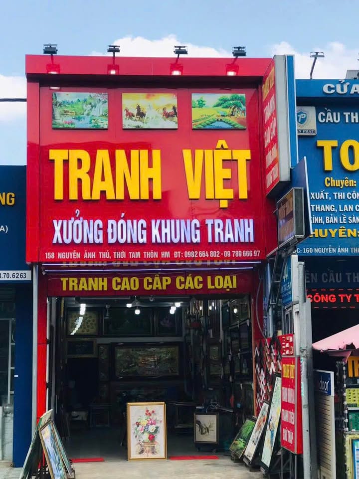 Cửa hàng khung tranh tại Hóc Môn 60m² giá 8 triệu - Vừa ở vừa kinh doanh ngay!
