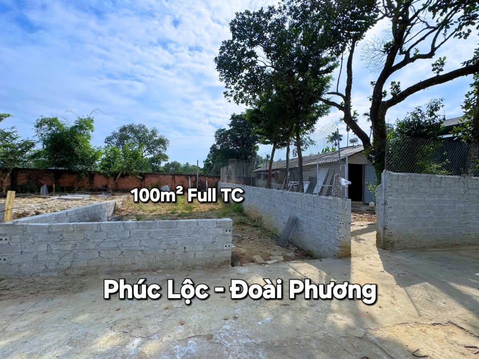 Đất thổ cư 100m² tại Phúc Lộc, Thạch Thất chỉ 3 tỷ - Đầu tư sinh lời!