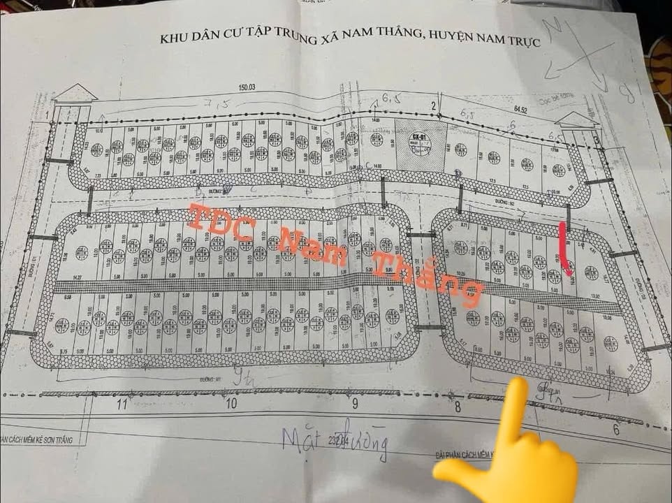 Đất TĐC Nam Thắng 95m² giá 1.1 tỷ - Cơ hội đầu tư sinh lời!