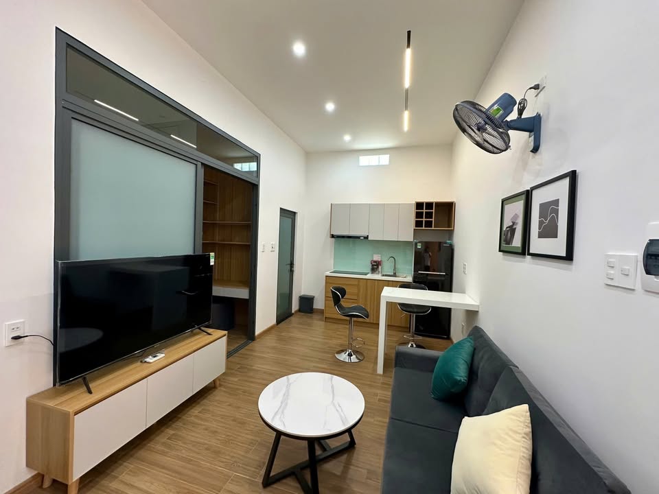 Căn hộ 1 phòng ngủ cho thuê Mai Thúc Lân, Ngũ Hành Sơn, Đà Nẵng - Full nội thất, sẵn sàng vào ở!