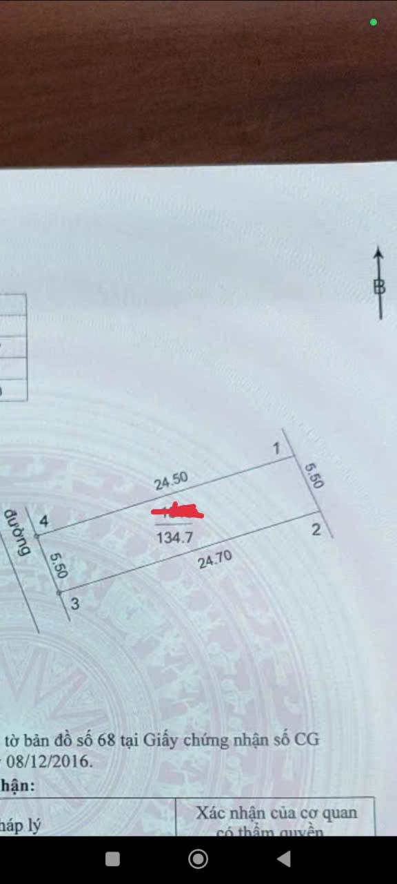 Đất nền Đồng Lư, Hưng Đạo, Quốc Oai 134m² - Đầu tư sinh lời cao!