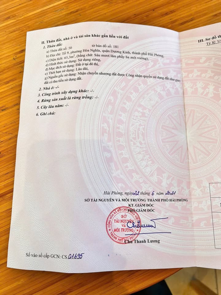 Đất nền lô góc Tổ 09 Hòa Nghĩa 65.3m² giá 1 tỷ - Gần chợ, trường học!