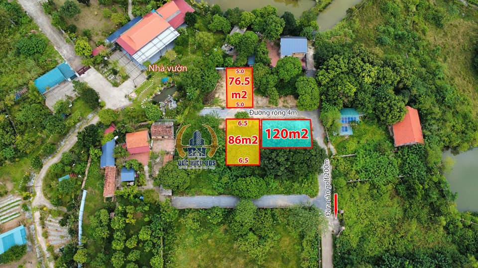 Đất nền Minh Trí, Sóc Sơn 76m² giá chỉ 1.2 tỷ - Sổ hồng chính chủ