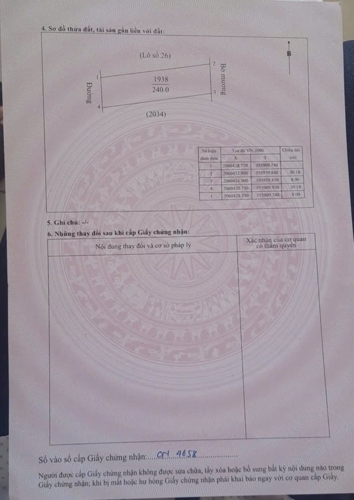 Đất nền Hưng Nghĩa 240m² giá 2 tỷ - Cơ hội đầu tư tuyệt vời!