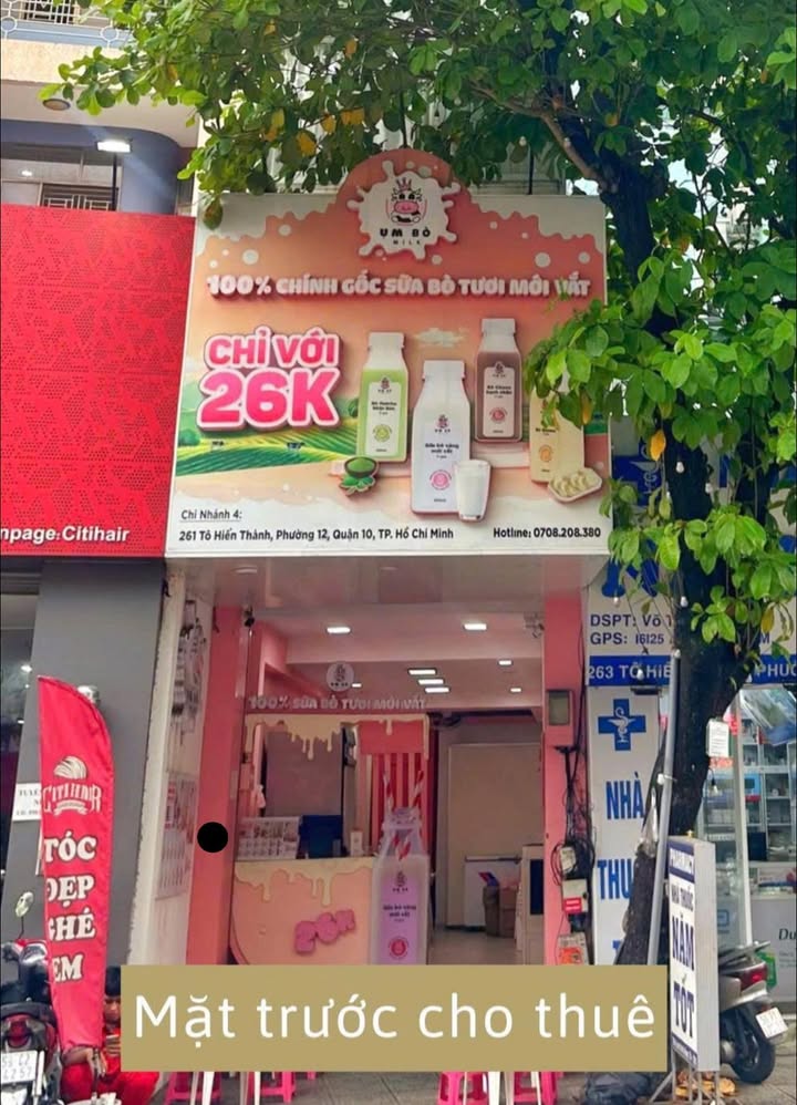 Nhà đẹp cho thuê mặt tiền Tô Hiến Thành Quận 10 - Diện tích 102m², giá 40 triệu/tháng!