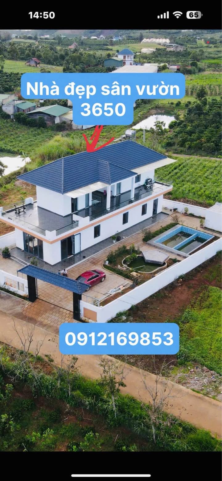 Biệt thự vườn Nam Hà, Lâm Đồng 704m² giá 3.65 tỷ - Không gian sống lý tưởng!