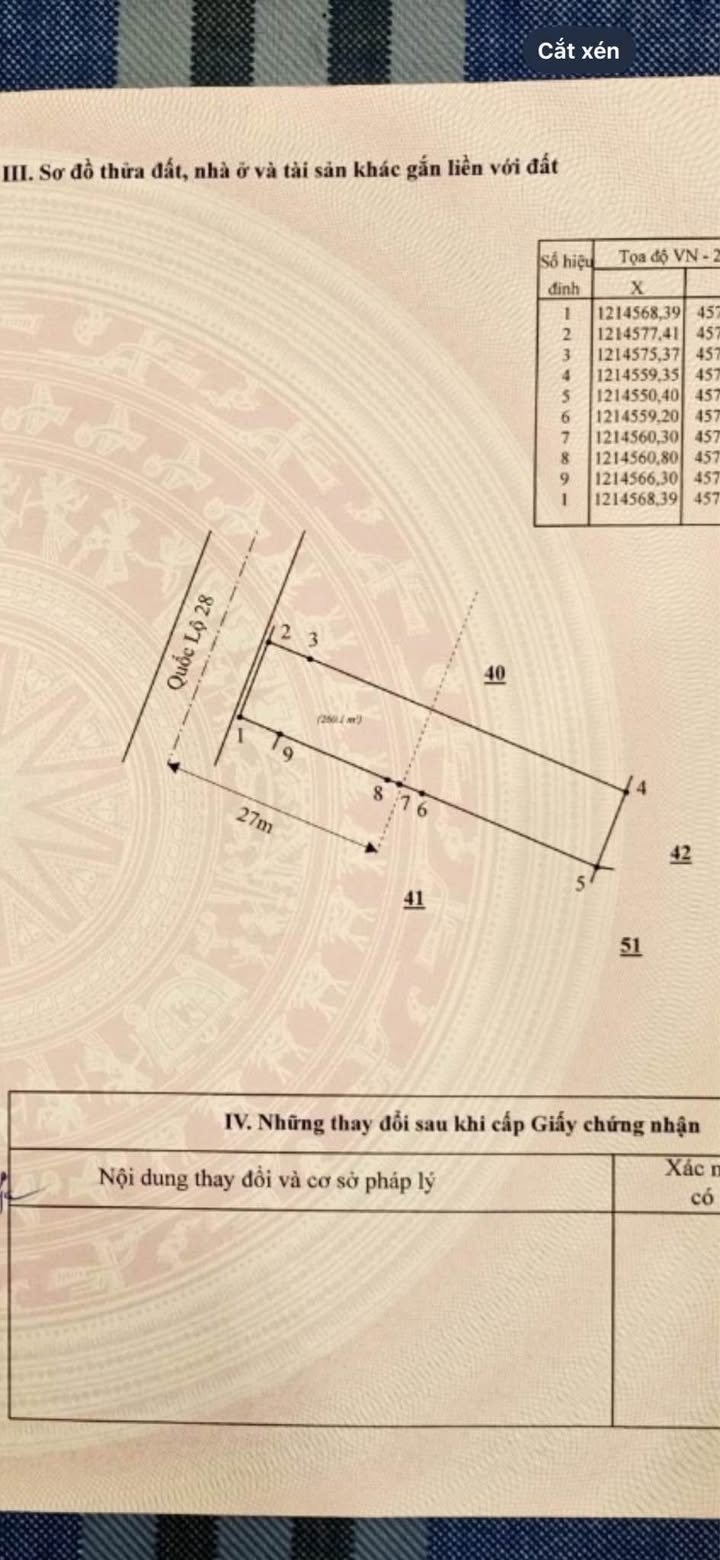 Bán mặt tiền QL28, phường Hàm Thắng, 442m² - Đầu tư kinh doanh lý tưởng!
