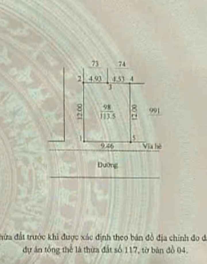 Đất dịch vụ Vân Canh, Hoài Đức 113.5m² - Vị trí đẹp, sổ đỏ chính chủ!