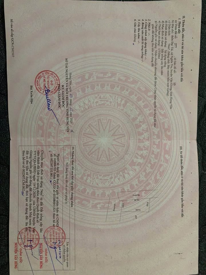 Đất nền lô góc 74m² tại xã Nghĩa Trụ, Văn Giang - Tiềm năng x2 tài sản!