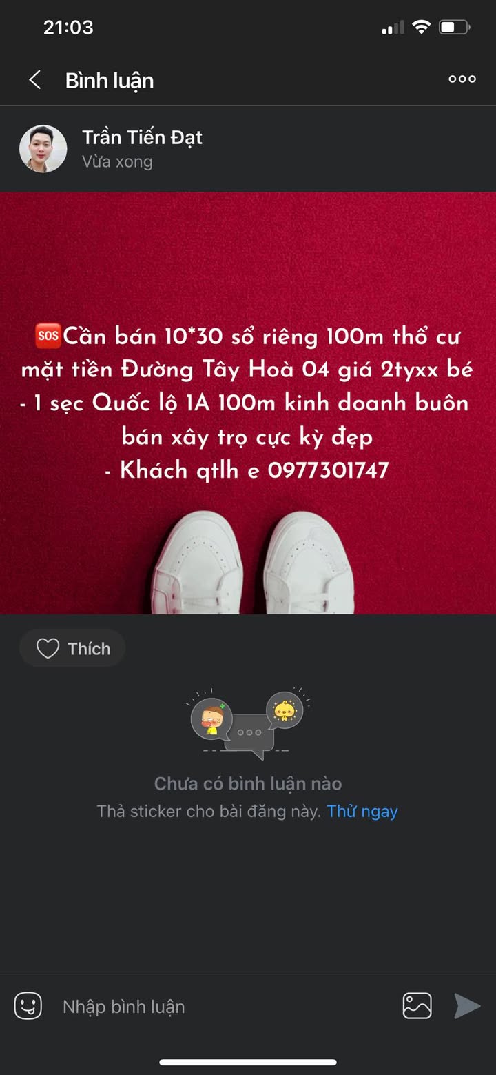 Đất nền 300m² mặt tiền Đường Tây Hoà 04 giá 2 tỷ - Cơ hội đầu tư sinh lời!
