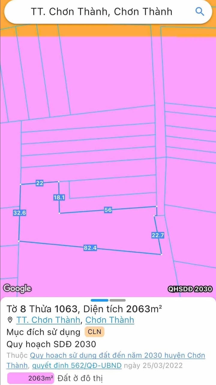 Đất nền 2000m² phường Hưng Long, Chơn Thành - Giá chỉ 900 triệu, đầu tư tiềm năng!