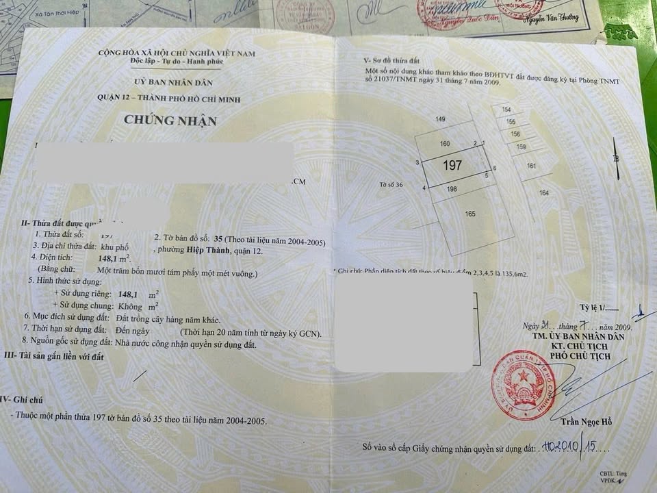 Đất mặt tiền Trần Quang Cơ, Hiệp Thành 144m² giá chỉ 8.9 tỷ - Cơ hội đầu tư tuyệt vời!