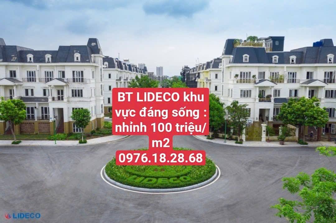 Biệt thự KĐT Lideco Hoài Đức 275m² giá 30 tỷ - Đẳng cấp thượng lưu gần hồ