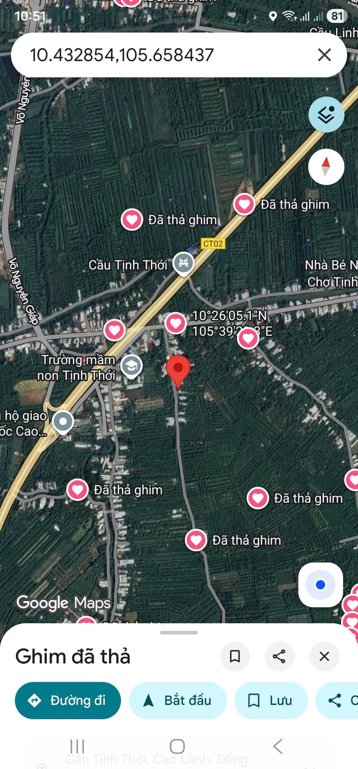 Đất nền Tịnh Thới - 375m² giá 850 triệu - Đường rộng, tiện ích đầy đủ!