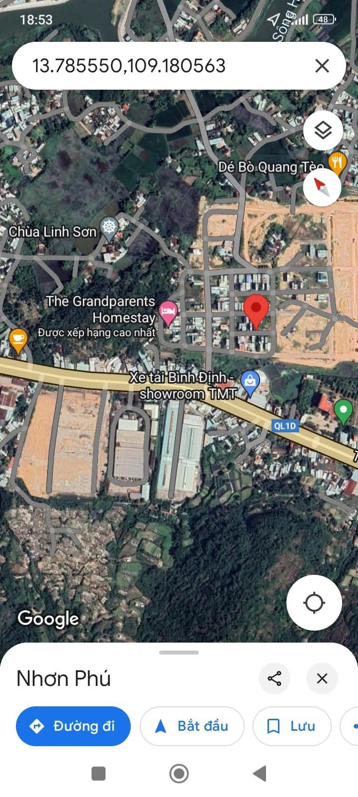 Đất nền tái định cư Nhơn Phú 83m² giá 2.3 tỷ - View công viên xanh mát!