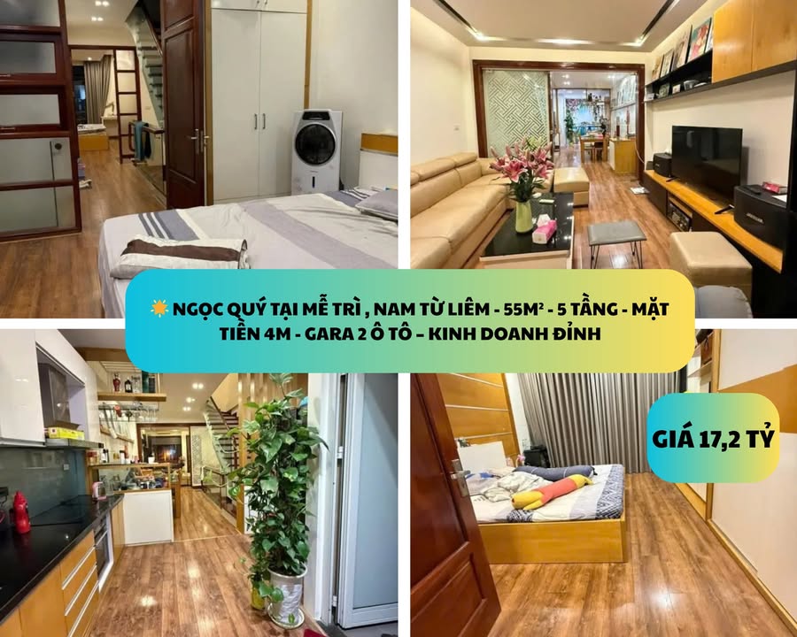 Nhà Mặt Phố Mễ Trì, Nam Từ Liêm 55m² giá 17,2 tỷ - Kinh doanh đỉnh cao!