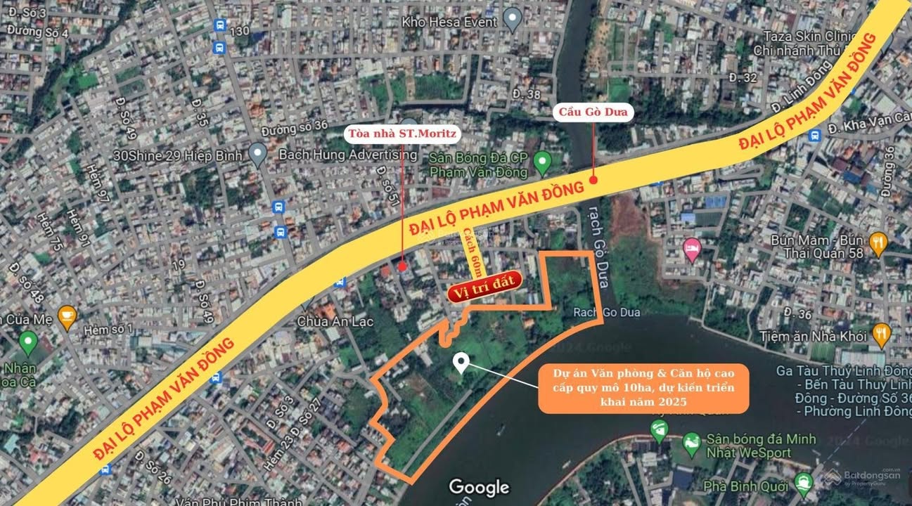 Đất nền đường Phạm Văn Đồng, Thủ Đức 447m² - Pháp lý rõ ràng, thuận tiện đầu tư!