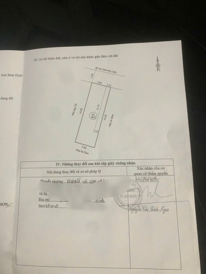 Nhà mặt tiền Trần Huy Liệu, Quy Nhơn 80m² giá 4 tỷ - Sổ đỏ chính chủ, đầu tư sinh lời!