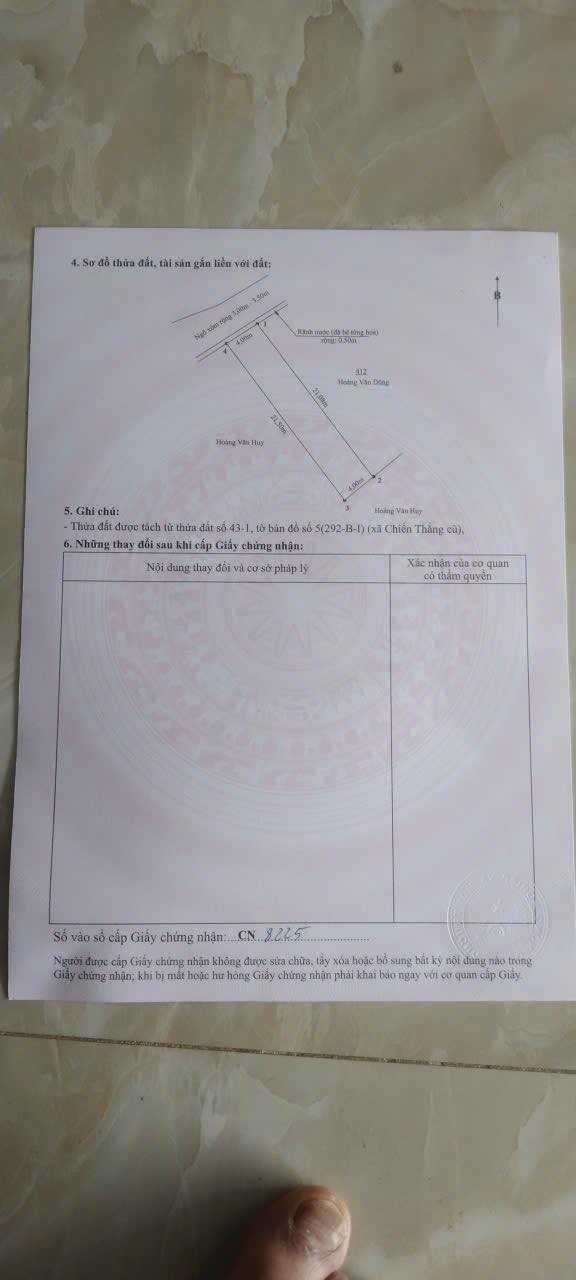 Đất nền 85m² tại Kim Côn, Chiến Thắng, An Lão - Tiềm năng tăng giá cao!