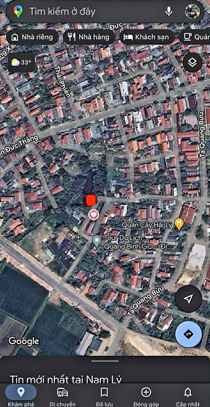 Đất nền tại khu phố 3, phường Nam Lý, Đồng Hới 100m² giá 1.1 tỷ - Cơ hội đầu tư lý tưởng!